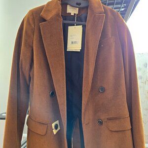 Sezane Brown Corduroy Jacket